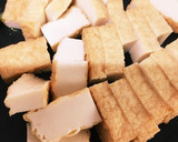 厚揚げと豚肉の甘辛炒め作り方1写真