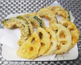 カレー味☆かぼちゃとれんこんの天ぷら作り方8写真