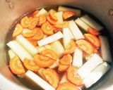豆乳白味噌スープ作り方3写真