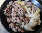 レンジで作る、牛肉と玉ねぎの甘辛に作り方5写真