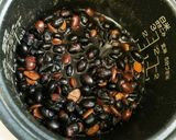 青汁入り煎り黒豆煮作り方3写真