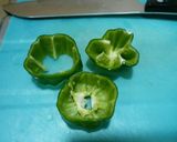 犬ご飯 ピーマンのヘルシー肉詰め作り方1写真