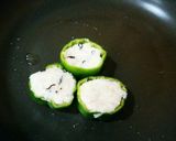 犬ご飯 ピーマンのヘルシー肉詰め作り方6写真
