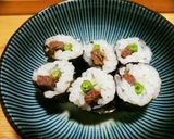 犬ご飯 エミューの細巻き作り方5写真