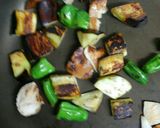 なすとししとうとしいたけの塩いため作り方2写真