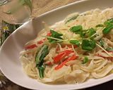 米粉で簡単！冷麦のツナクリーム生パスタ風作り方9写真
