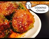 苦瓜(ゴーヤ)の甘辛肉詰め作り方7写真