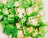 すぐ出来る！茹でて和えてのオクラの塩昆布作り方2写真