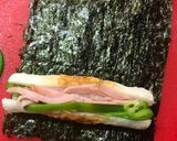 ピーマンin竹輪の海苔巻き作り方6写真