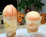 絶品！ぜいたく桃パフェ✨作り方12写真