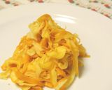 ズッキーニパスタのカルボナーラ風作り方4写真