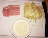 ダイエットに！キノコのおろしポン酢パスタ作り方1写真
