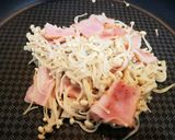 ダイエットに！キノコのおろしポン酢パスタ作り方4写真