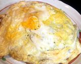 固めお粥のオムライス風なすカレー掛け♪作り方3写真