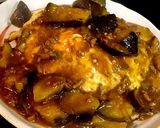 固めお粥のオムライス風なすカレー掛け♪作り方5写真