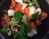 酒醸で酢豚作り方4写真