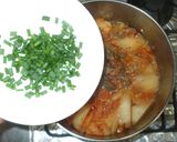 基本のキムチ煮♪簡単に大根と牛肉で作り方9写真