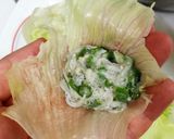 意外に美味！オクラとしらすの手巻きレタス作り方11写真