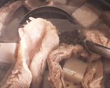 牛すじコンニャク煮☆うずら卵入り☆作り方1写真