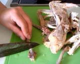 鶏がらスープとって、塩ラーメン（圧力鍋）作り方4写真