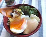 絶品オイスー♬半熟とろとろ煮卵のっけご飯作り方6写真