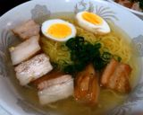 鶏がらスープとって、塩ラーメン（圧力鍋）作り方10写真