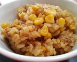 焼豚入り☆赤味噌＆ガーリックのコーンご飯作り方4写真