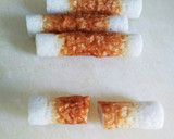 オクラ・いんげんちくわの豚肉巻き作り方1写真