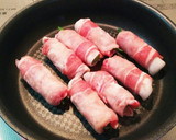 オクラ・いんげんちくわの豚肉巻き作り方5写真