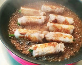 オクラ・いんげんちくわの豚肉巻き作り方9写真