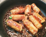 オクラ・いんげんちくわの豚肉巻き作り方10写真