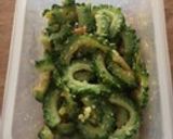 ゴーヤ木の実（胡桃アーモンド等）味噌和え作り方13写真