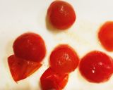 超簡単☆オクラとトマトの夏野菜和風パスタ作り方3写真