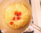 超簡単☆オクラとトマトの夏野菜和風パスタ作り方2写真
