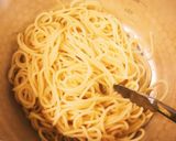 超簡単☆オクラとトマトの夏野菜和風パスタ作り方4写真