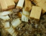 ❀厚揚げdeすき焼き風❀作り方4写真