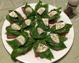 お庭のトマトとバジルでカプレーゼ作り方7写真