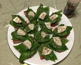 お庭のトマトとバジルでカプレーゼ作り方8写真