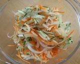 胡麻が香る 三色野菜のナムル作り方4写真