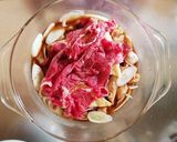 レンチン20分！すき焼き風煮込みうどん作り方1写真