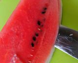 やみつき*スイカの皮の中華風漬け物作り方1写真
