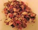 ミョウガと梅干パスタ作り方1写真