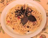 ミョウガと梅干パスタ作り方3写真