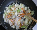 ヘルシーしらたき焼きそば作り方3写真