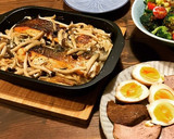 グリルパンで簡単！鮭ときのこの蒸し焼き作り方5写真