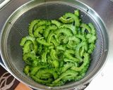 簡単★ゴーヤチップス作り方1写真