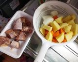 圧力鍋で☆簡単チキンカレーライス☆作り方1写真