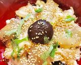 簡単お手軽☆エゴマの葉とお刺身の丼作り方5写真
