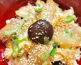簡単お手軽☆エゴマの葉とお刺身の丼作り方5写真