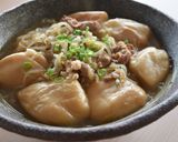 生姜風味が効いた煮込み麩の肉じゃが風煮物作り方5写真